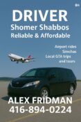 Shomer Shabbas Airport Car Services